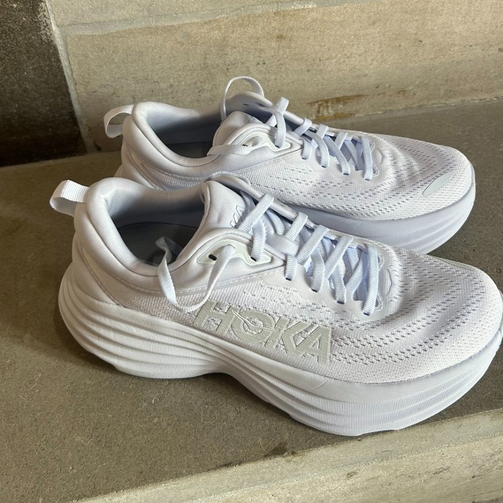 HOKA Bondi 8, Women’s 8.5, Men’s 7